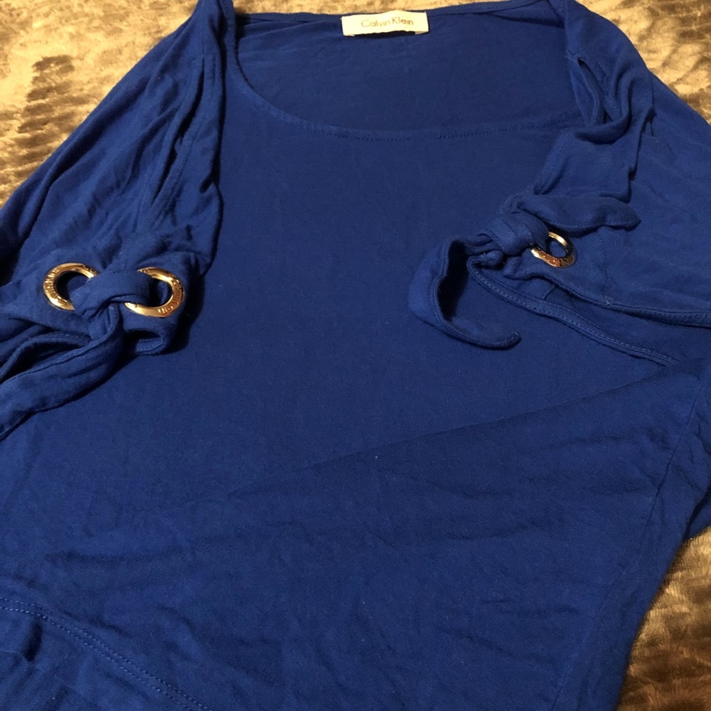 Calvin Klein loose fit royal blue Blouse